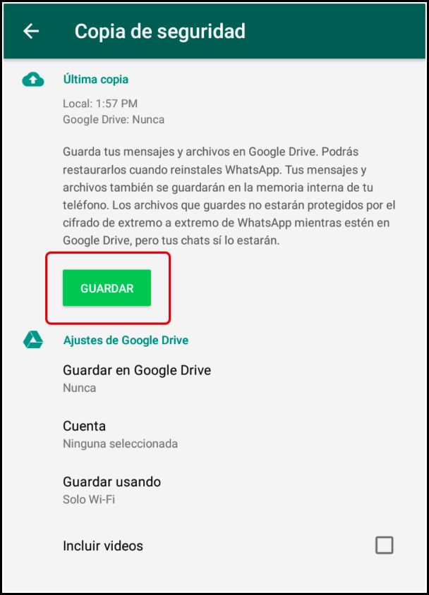 Cómo Hacer Copia De Seguridad De Whatsapp 【2020】 7628