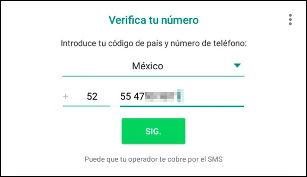 verificar número de WhatsApp