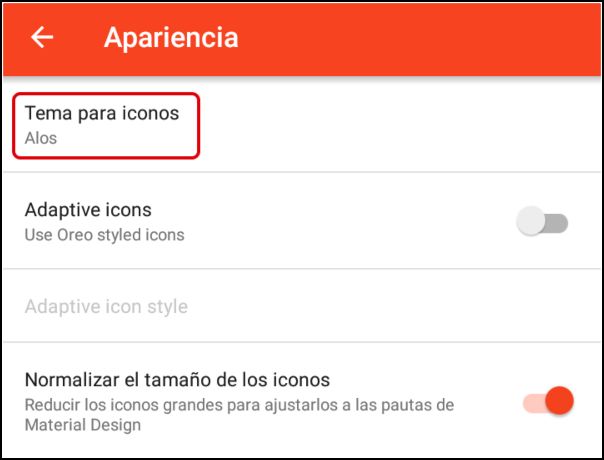 tema para iconos