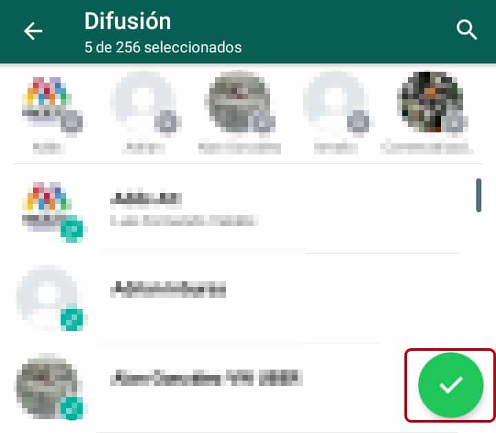 Qué significa nueva difusión en WhatsApp