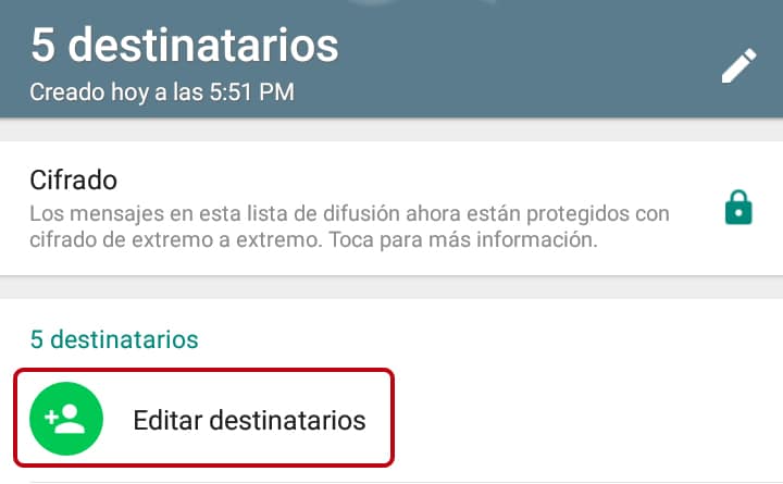Qué significa nueva difusión en WhatsApp