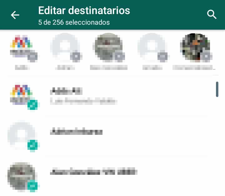 Qué significa nueva difusión en WhatsApp