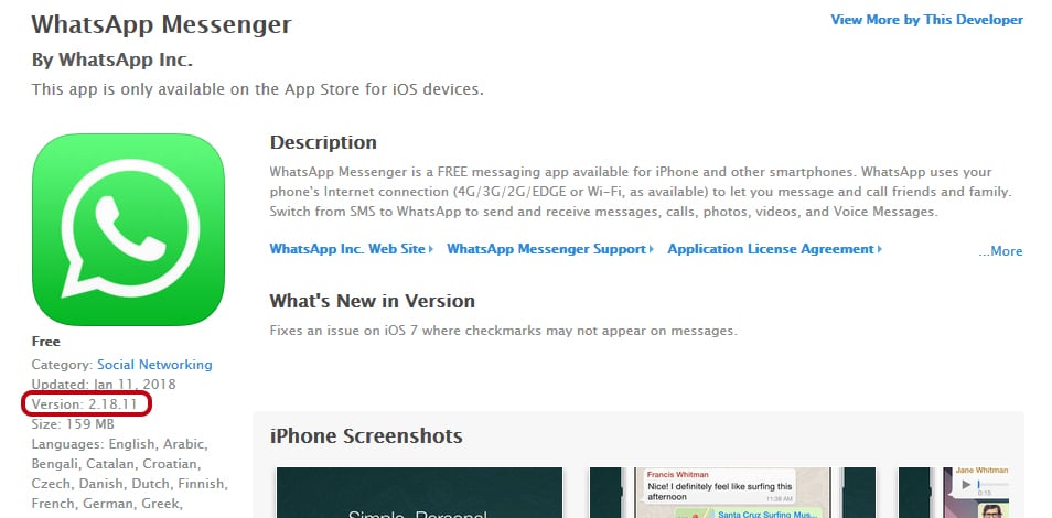 Cuál es el WhatsApp más nuevo (2018)