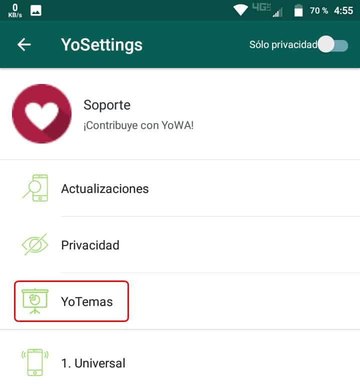 10 temas para Fouad WhatsApp (2018)