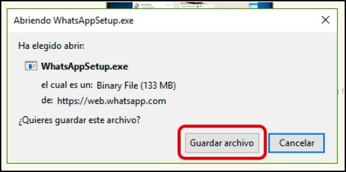Guardar archivo de WhatsApp