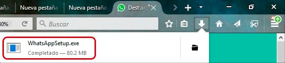 Ejecutable de WhatsApp para Windows