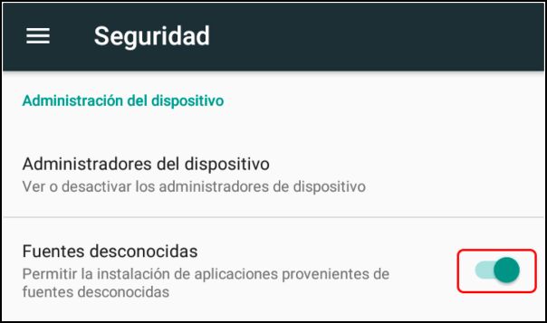 fuentes desconocidas