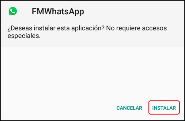 instalación Fouad WhatsApp