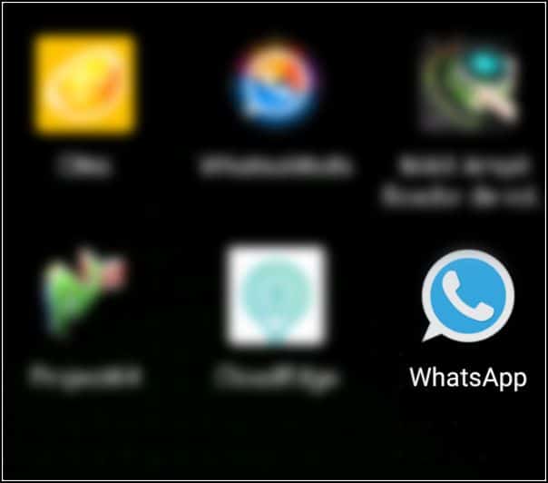 WhatsApp Plus Reborn instalado
