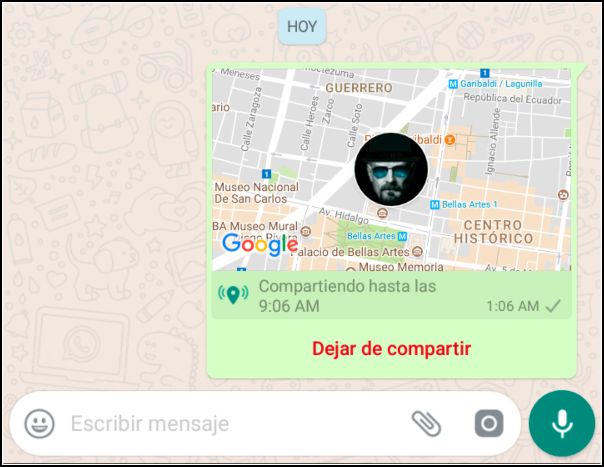 enviar ubicación falsa WhatsApp con Fake GPS