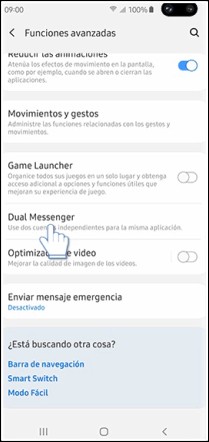 activar dual messenger
