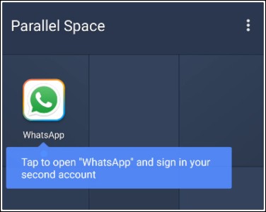 Usar dos WhatsApp en un mismo teléfono con Parallel Space