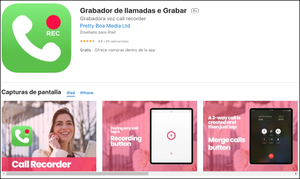grabador de llamadas e grabar