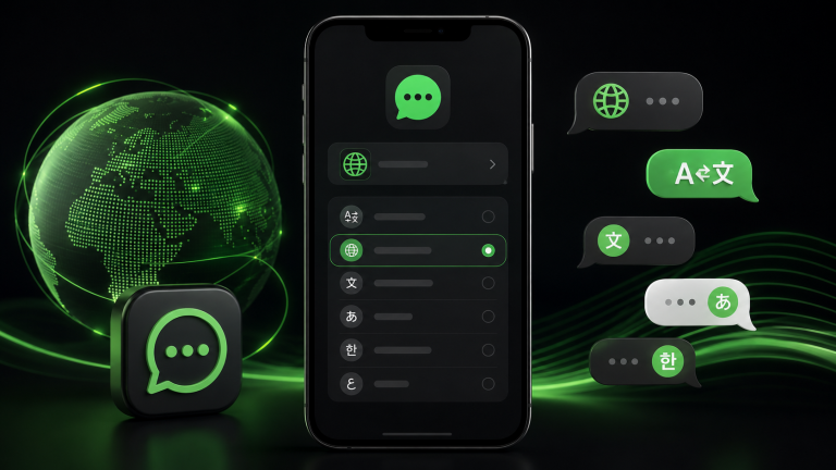 Cambiar el idioma de WhatsApp desde los ajustes de la aplicación en el móvil