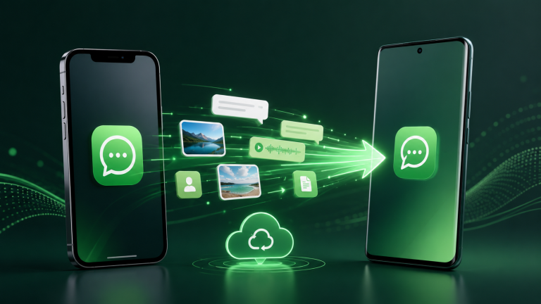 Pasar WhatsApp de iPhone a Android transfiriendo los chats entre dos móviles