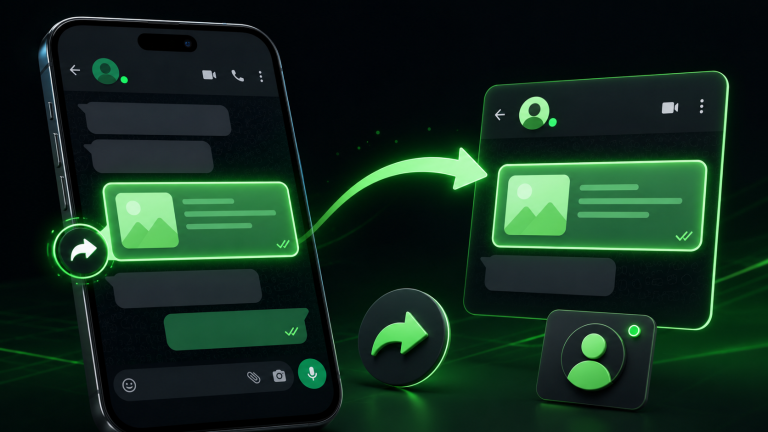 Reenviar un mensaje a otro contacto en WhatsApp desde el móvil